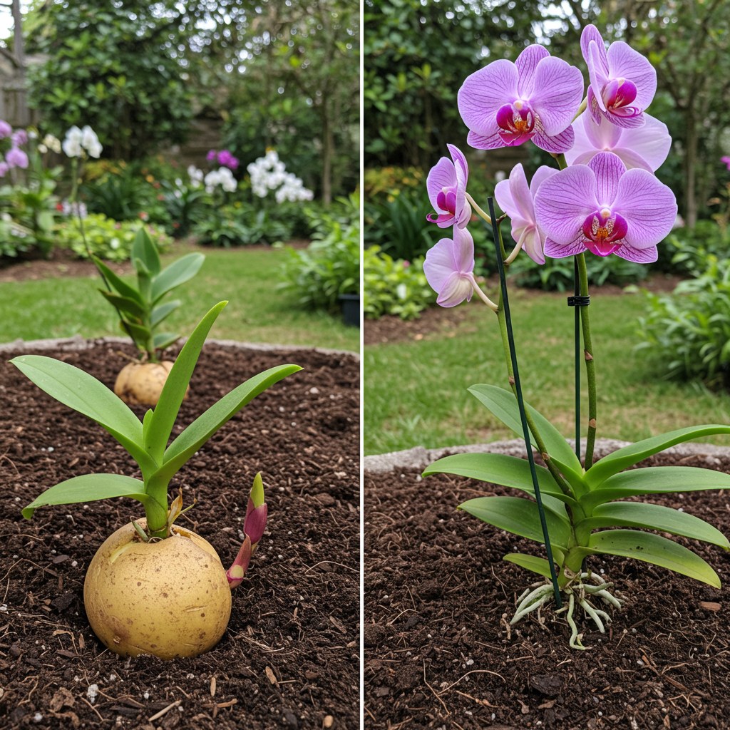Unconventional Gardening: How to Grow Orchids in Potatoes