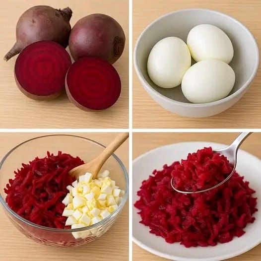 Red Beetroot and Eggs: A Surprising and Delicious Recipe Ready in Just 5 Minutes!
