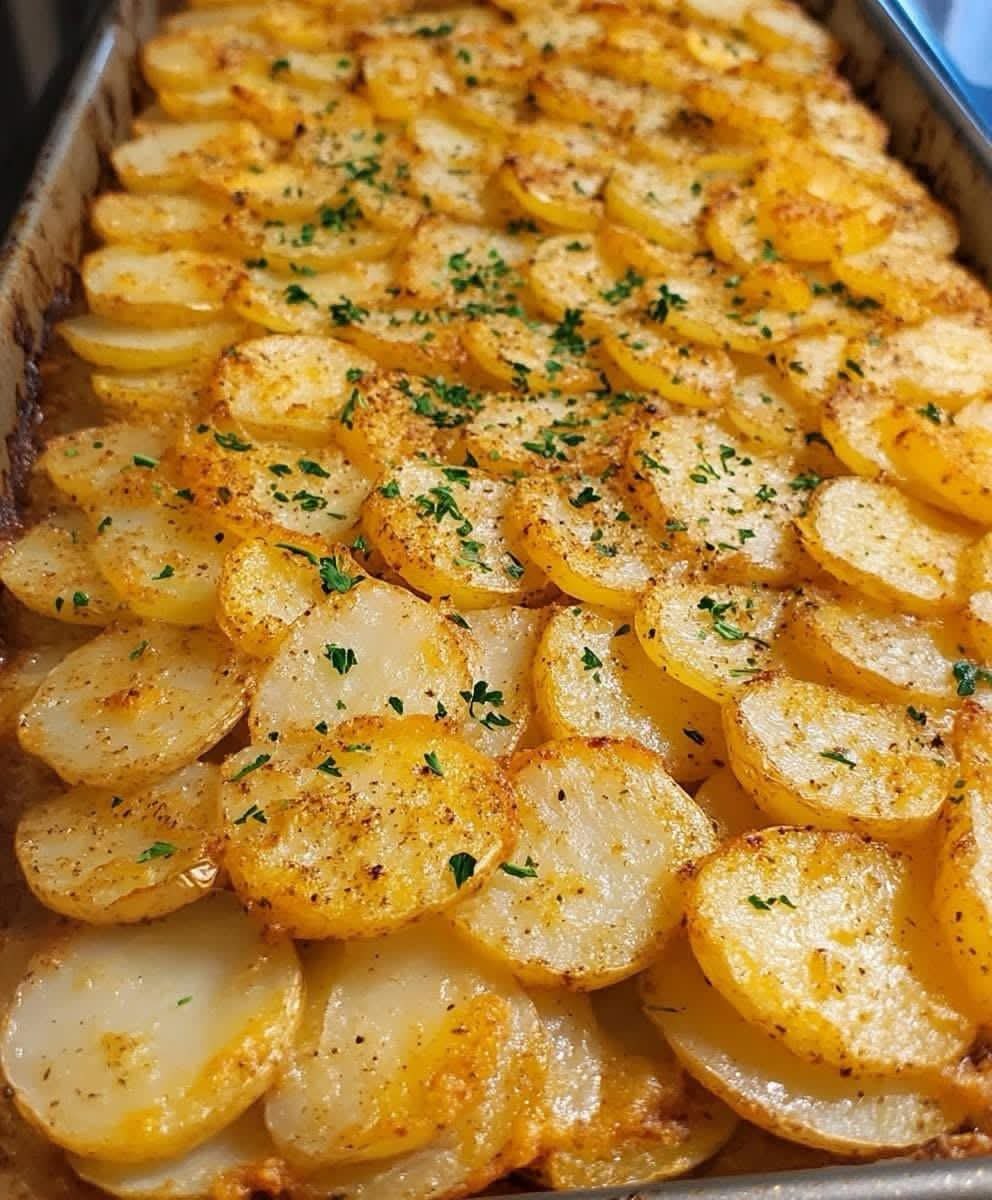 Crispy Oven-Fried Potatoes & Onions