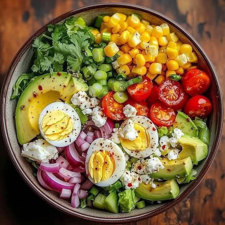 Colorful Egg & Veggie Power Bowl