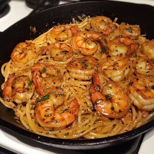 Garlic Butter Shrimp Pasta