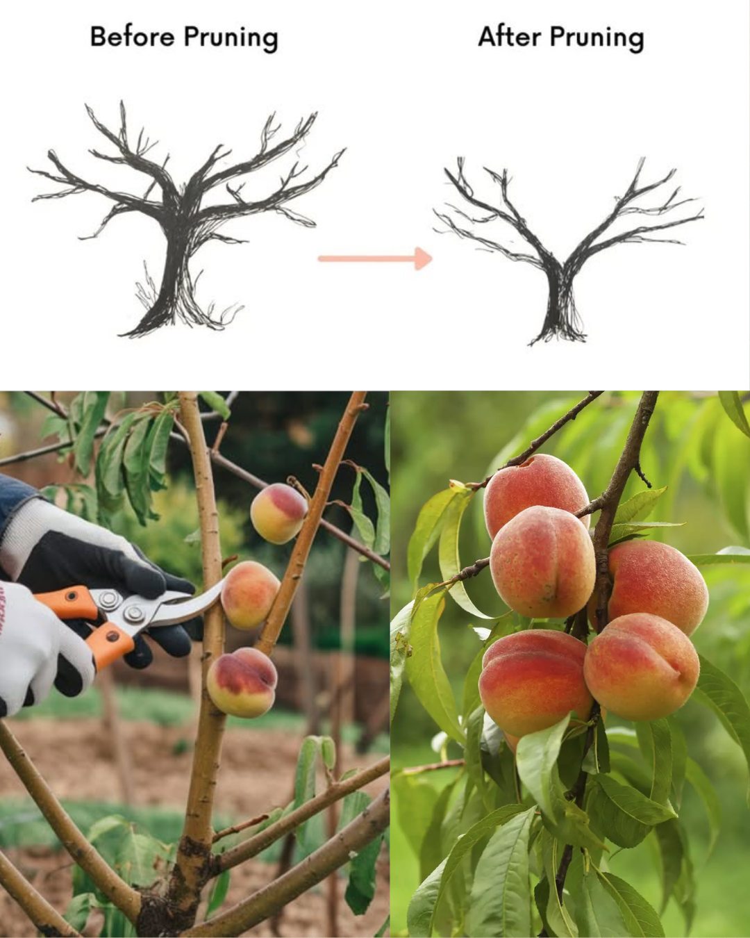 How to Prune a Peach Tree in 4 Simple Steps