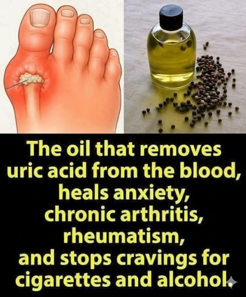 The oil renowned for eliminating uric acid from the bloodstream, alleviating anxiety, chronic arthritis, rheumatism, and reducing cravings for cigarettes and alcohol.
