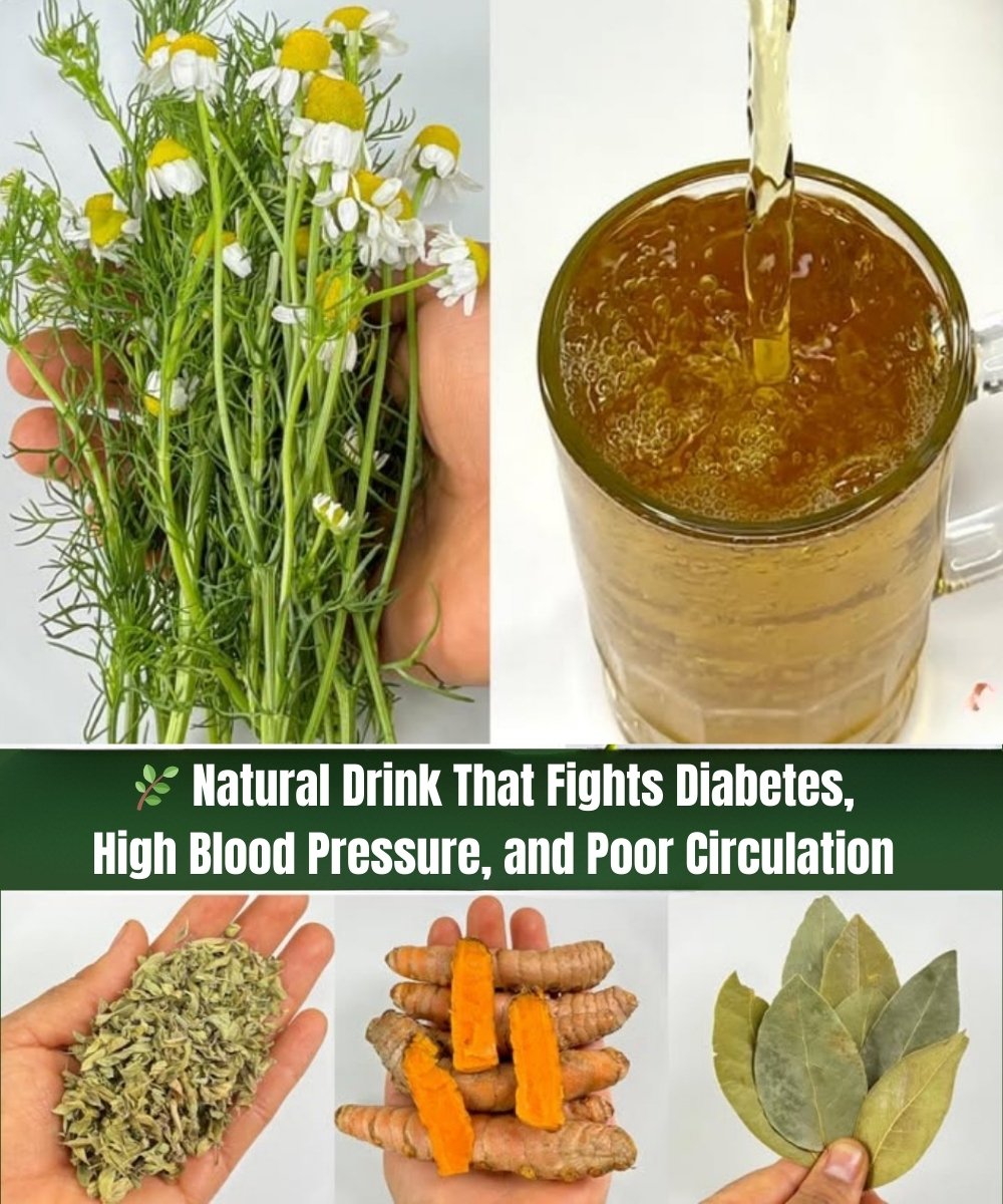 🌿 Natural Drink That Fights Diabetes, High Blood Pressure, and Poor Circulation