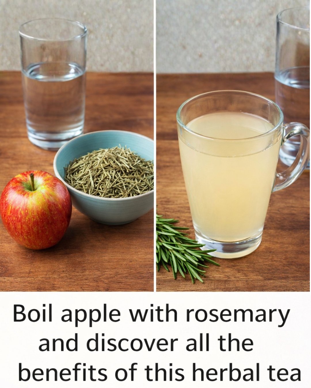 Boil Apple with Rosemary and Discover All the Benefits of This Herbal Tea