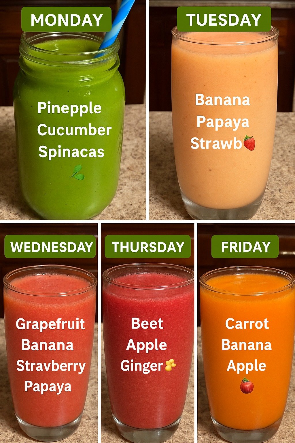 5 Delicious Detox Smoothies to Power Your Week