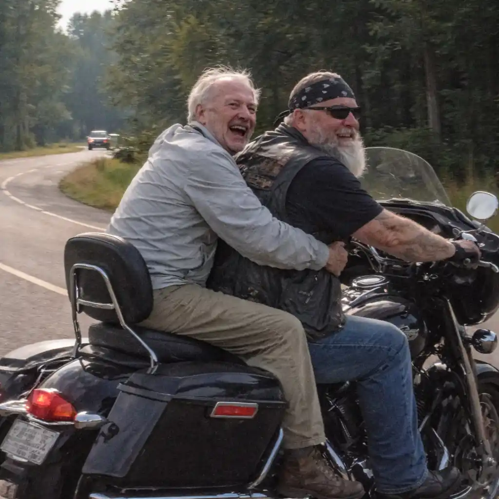 I Found My Missing Father 200 Miles Away on the Back of a Biker’s Harley—Laughing