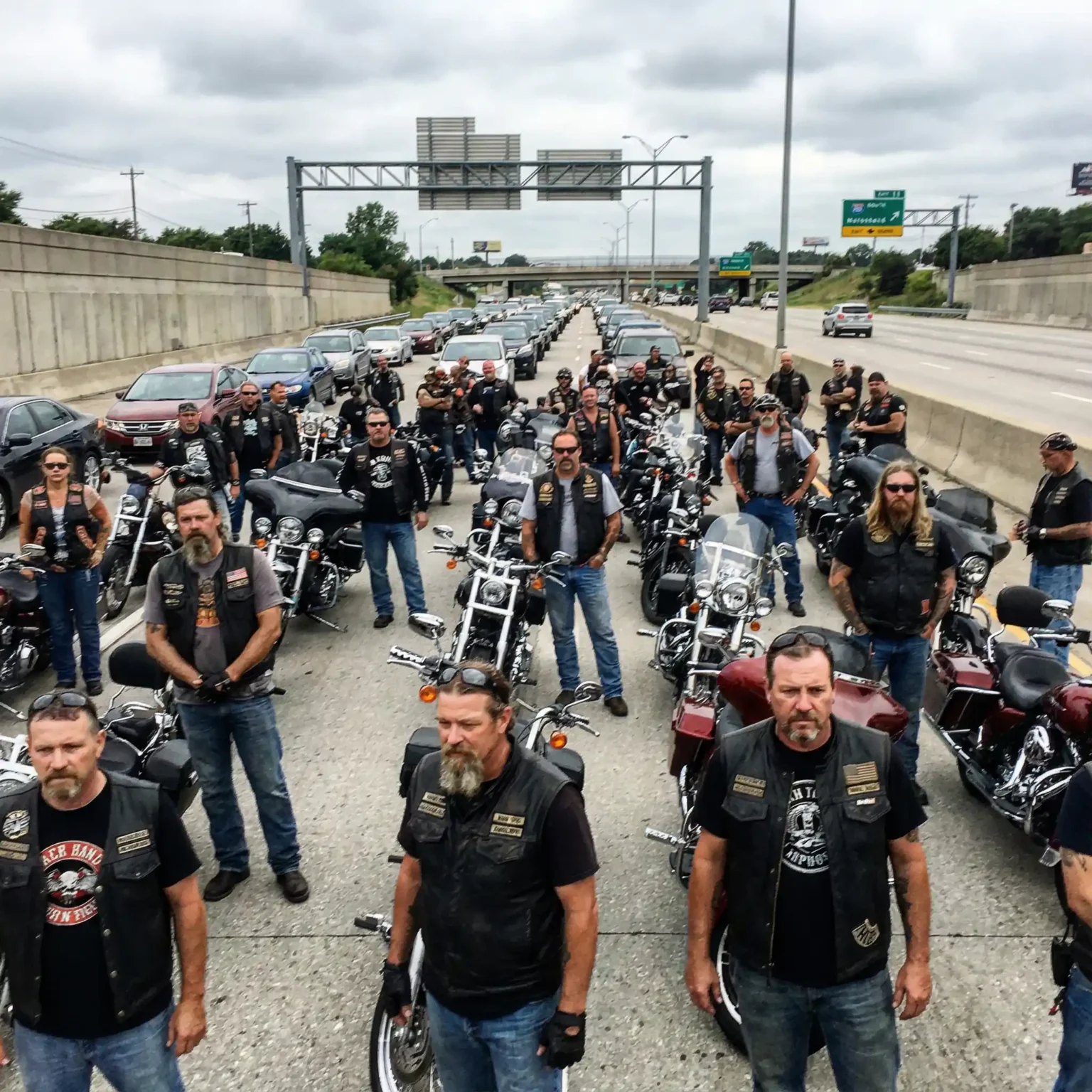 These “Stupid” Bikers Blocked the Highway for an Hour — Until I Saw What They Were Really Doing