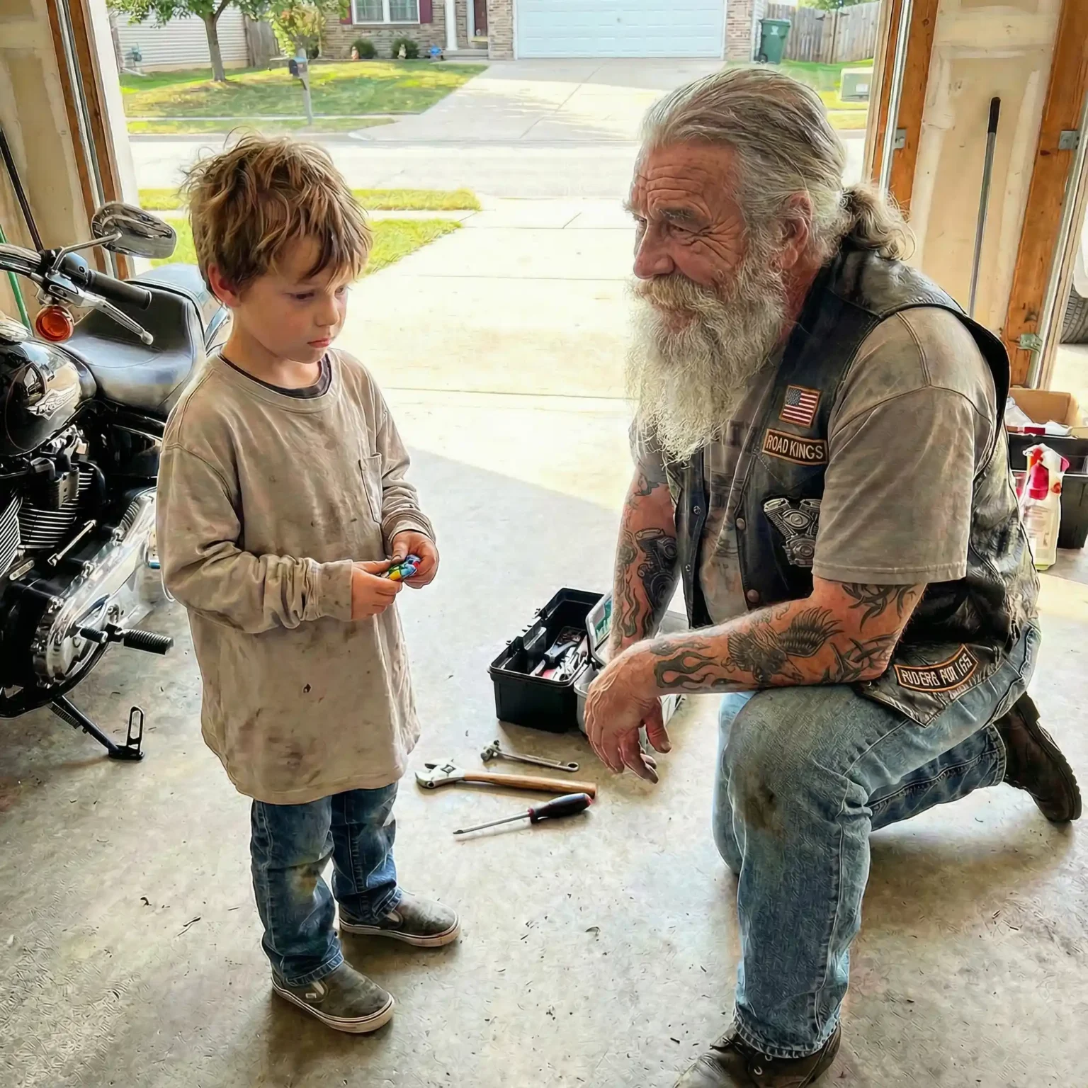 I once asked a biker why he had been teaching my autistic son for free every Tuesday for six months.