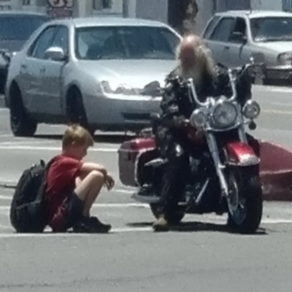 The Beaten Teen Who Sat in Front of My Harley Begging Me to Save His Brother
