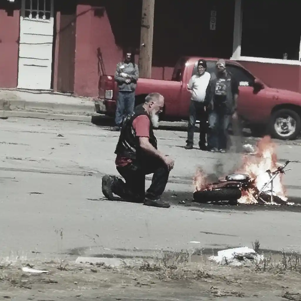 He Set His Own Motorcycle on Fire—And I Thought He’d Lost His Mind