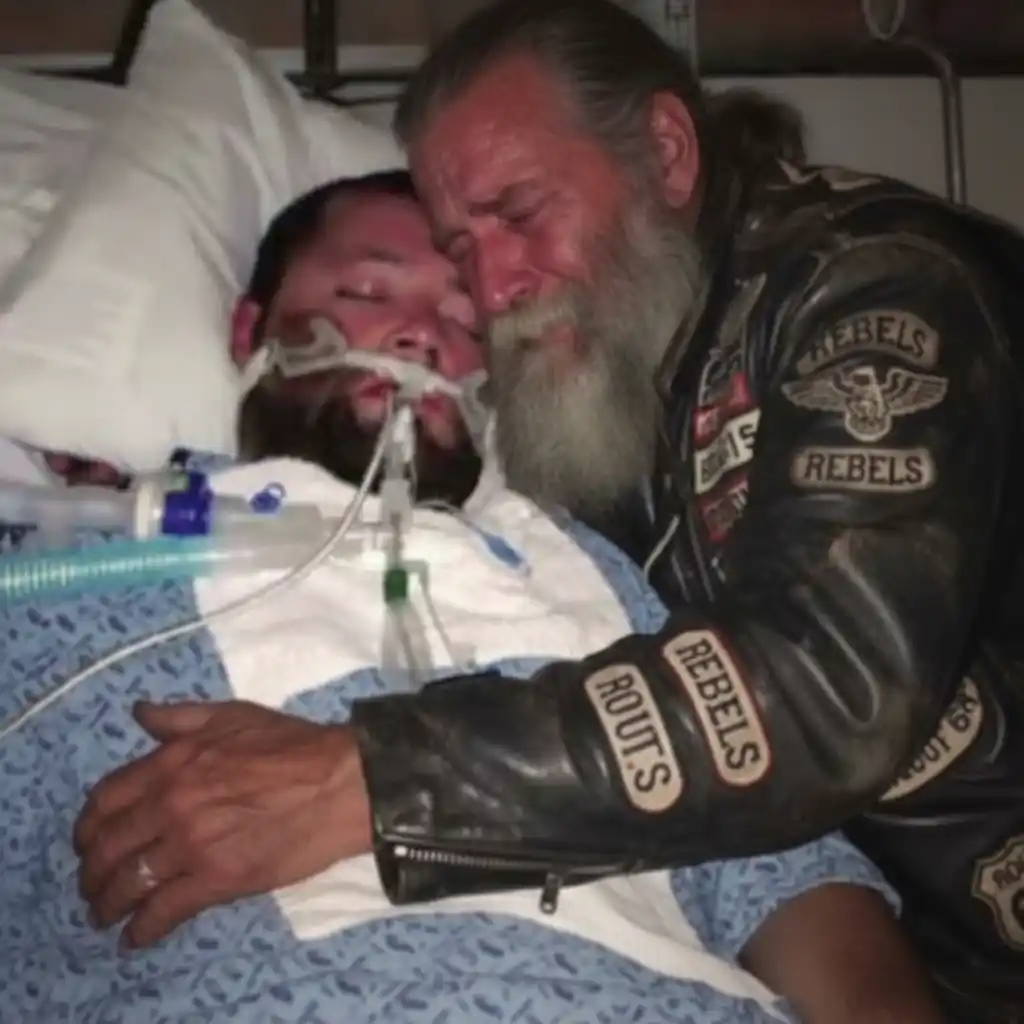 Biker Hugged My Dying Husband While Crying — And I’d Never Seen Him Before In My Life