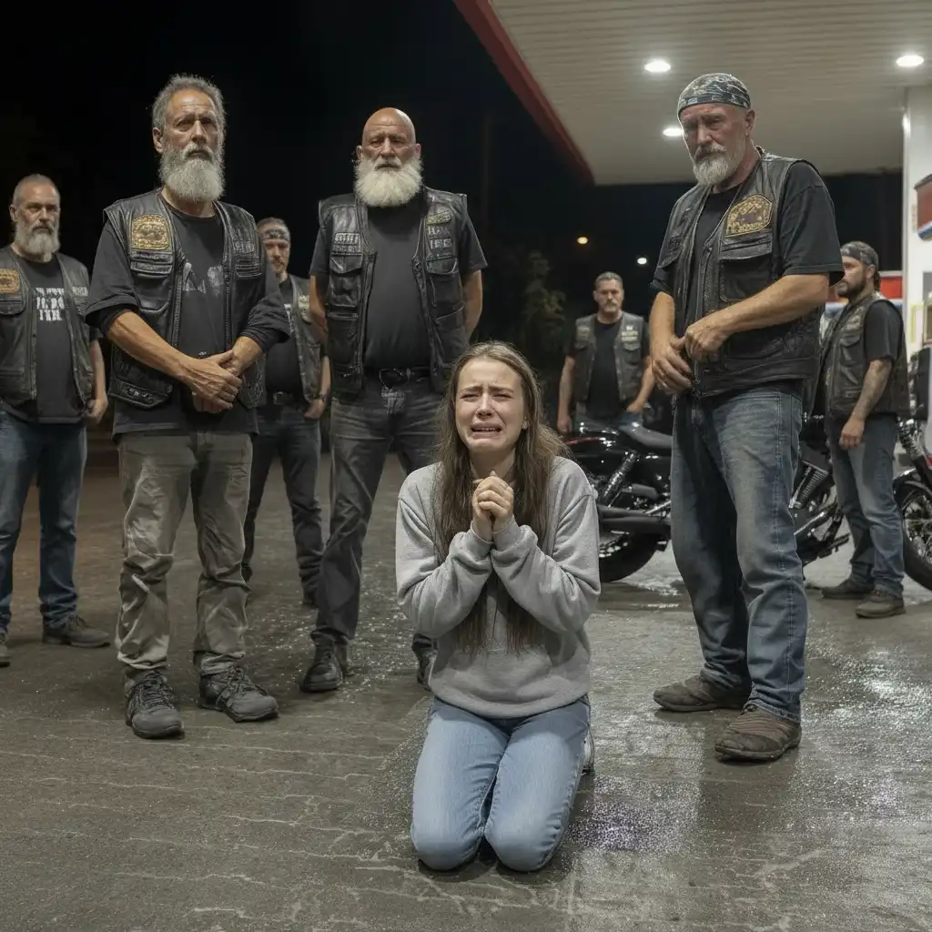 Bikers Found A Teenage Girl Selling Her Body At The Truck Stop To Feed Her Three Little Brothers