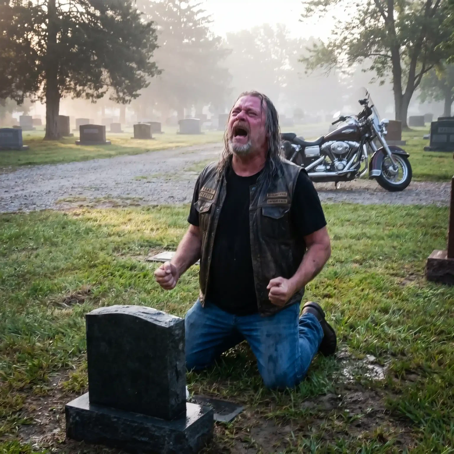 I Watched a Biker Fall to His Knees in a Graveyard Screaming a Child’s Name