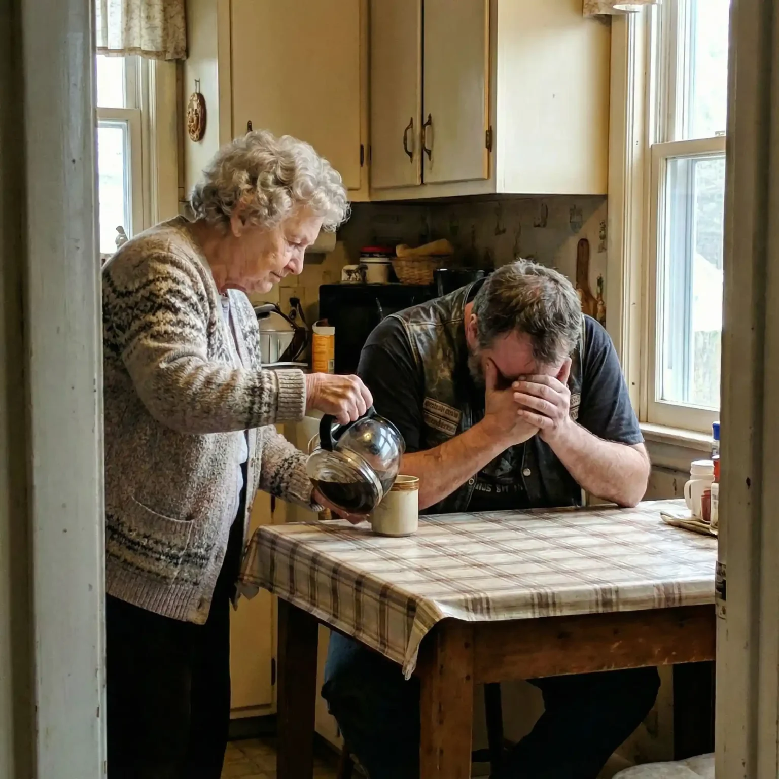 The Biker Who Killed My Brother Visits My Mother Every Sunday — And She Welcomes Him Like a Son