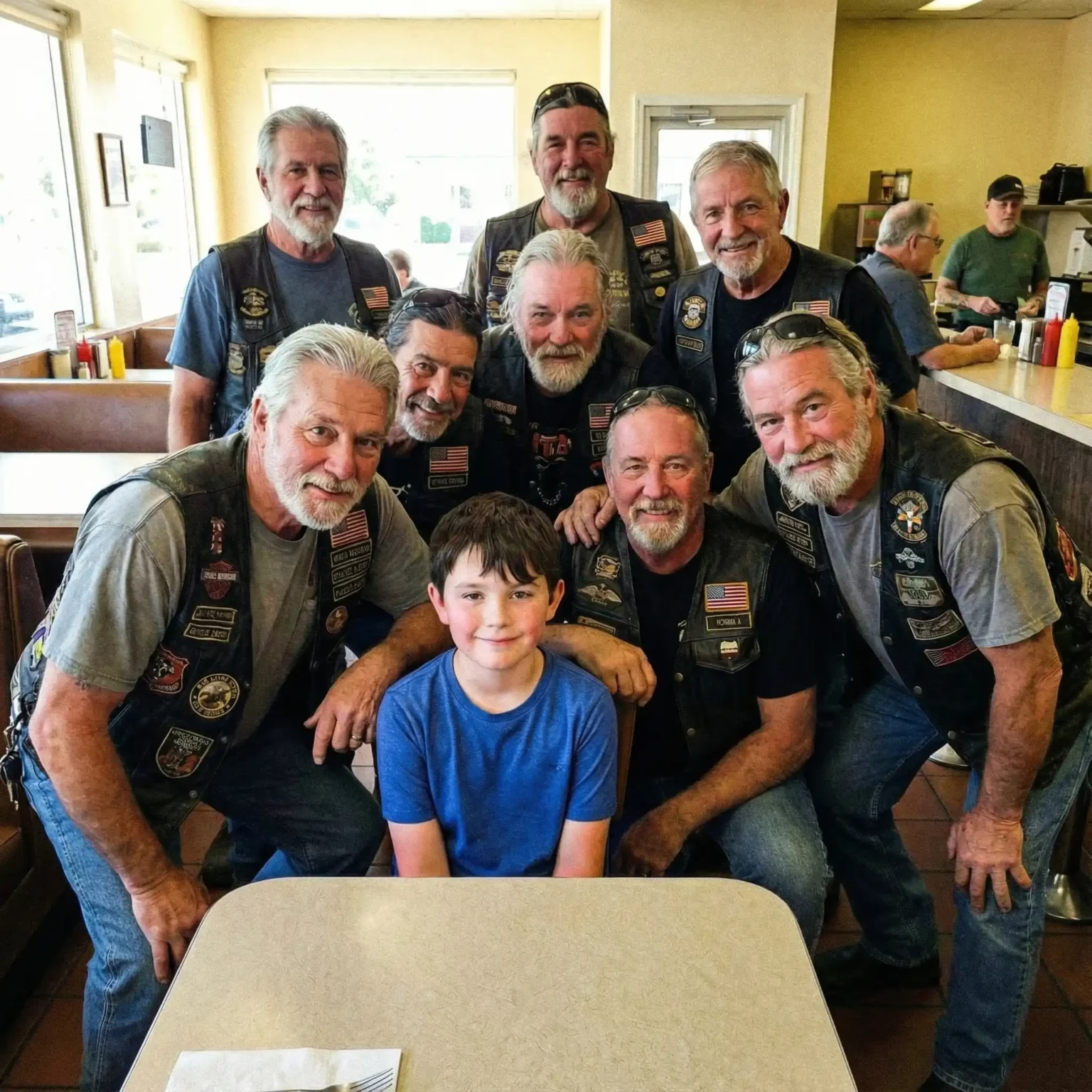Bikers Heard Kids Mocking My Son’s Stutter — And What They Did Made the Whole Restaurant Go Silent
