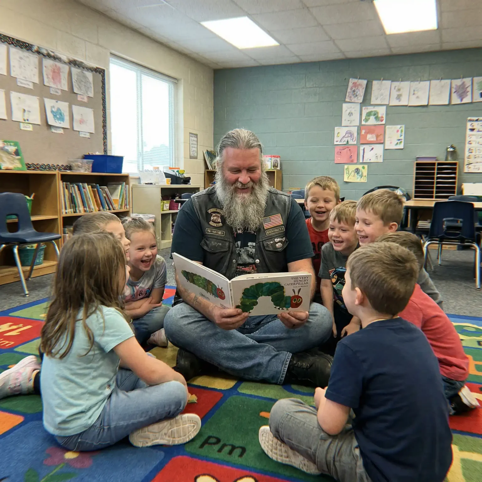 This Biker Volunteers at My School Every Week — And His Reason Made Me Cry