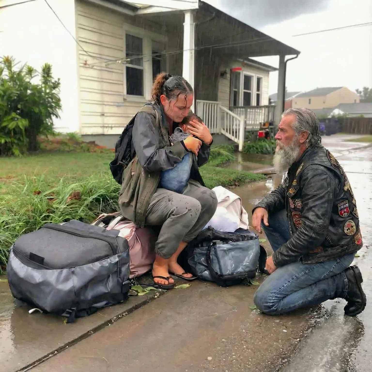 My Husband Threw Me and My Newborn into the Rain Because I Refused to Abort Her