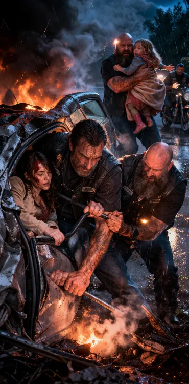 The Night a Biker Heard a Child Cry—And Realized the Ghost He’d Been Running From Was Still Waiting for HimPosted