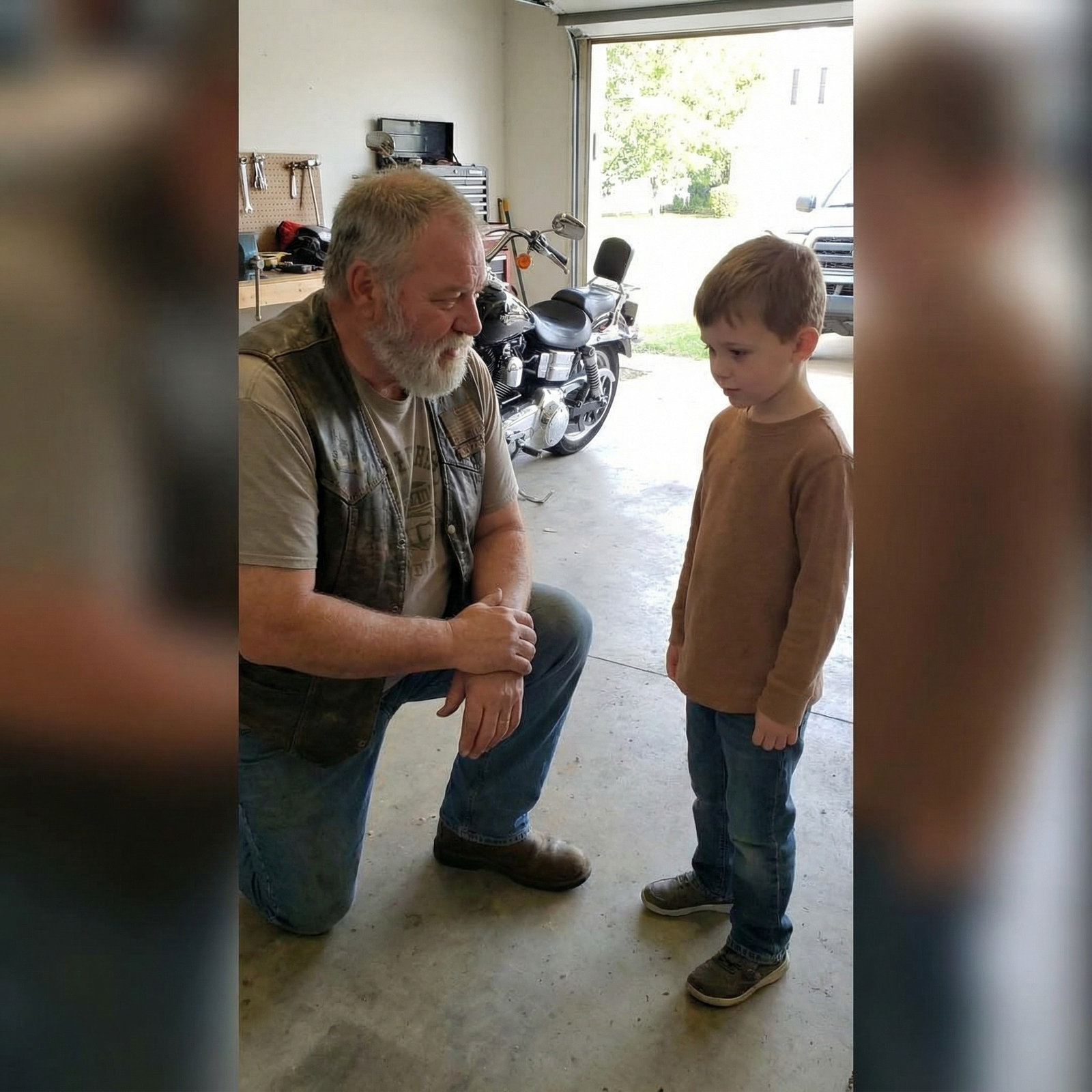 My autistic son wandered into a biker’s garage one Tuesday afternoon, and for six months I thought a rough-looking stranger was doing us a kindness.