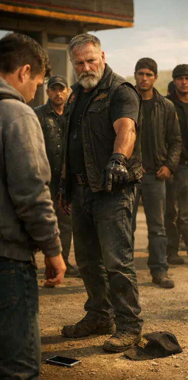 The first sound wasn’t the motorcycles.