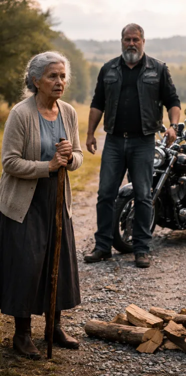 The Day a Feared Biker Stopped in Her Driveway… and Changed the Silence of Her LifePosted