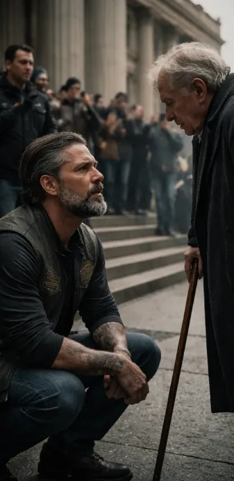 He Thought the Biker Came for Revenge—But the Truth Stopped the Entire CourthousePosted