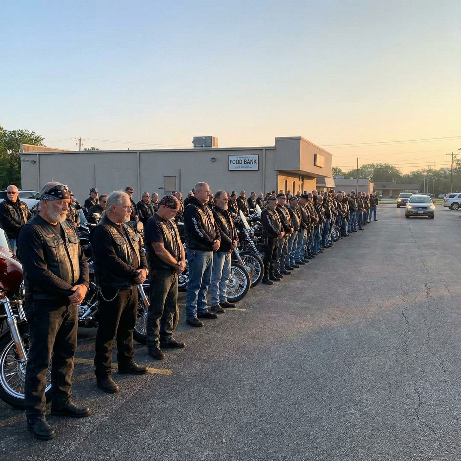 50 Bikers Showed Up at the Food Bank With $30,000 for Single Mothers—But the Director Called the Police and Refused to Take a Single Dollar