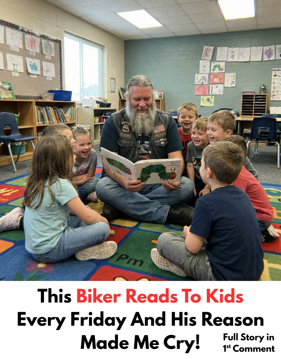 The Biker Who Read Stories—and Carried a Lifetime of Grief