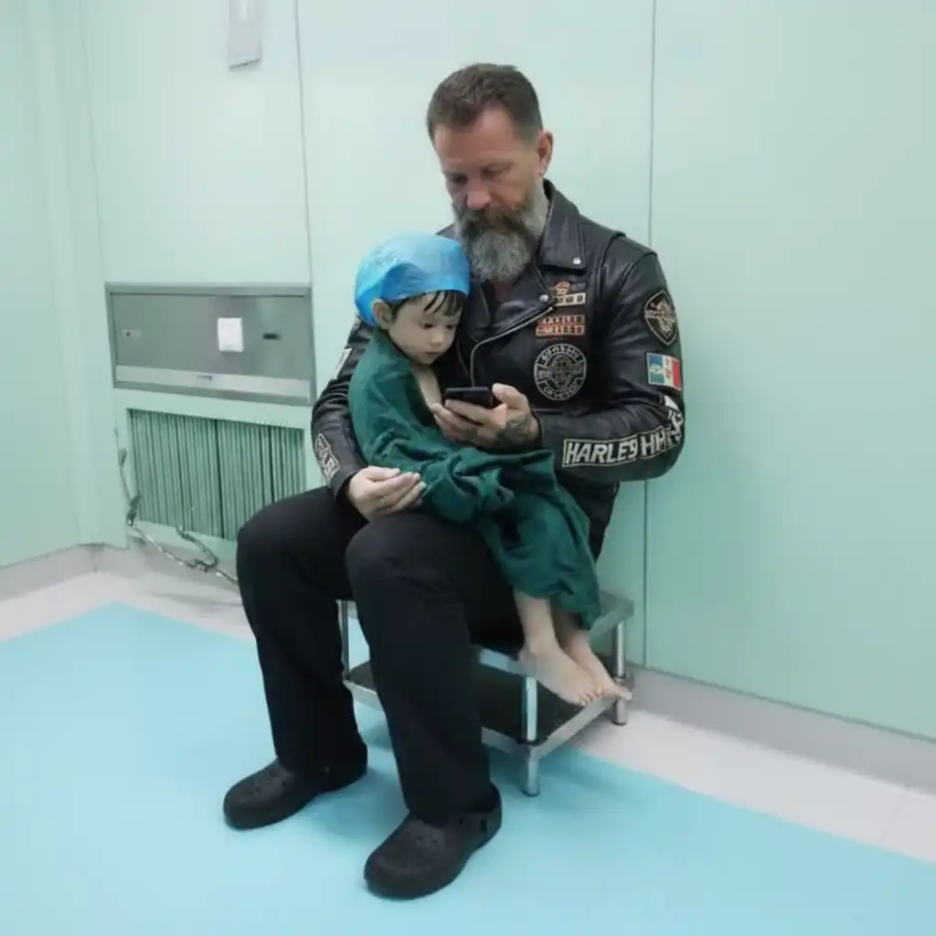 My Dying Son Asked the Scary Biker in the Hospital Waiting Room to Hold Him Instead of Me
