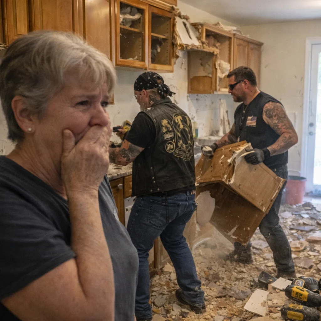 Bikers Tore The Entire Kitchen Apart At My Mom’s House After Dad Died