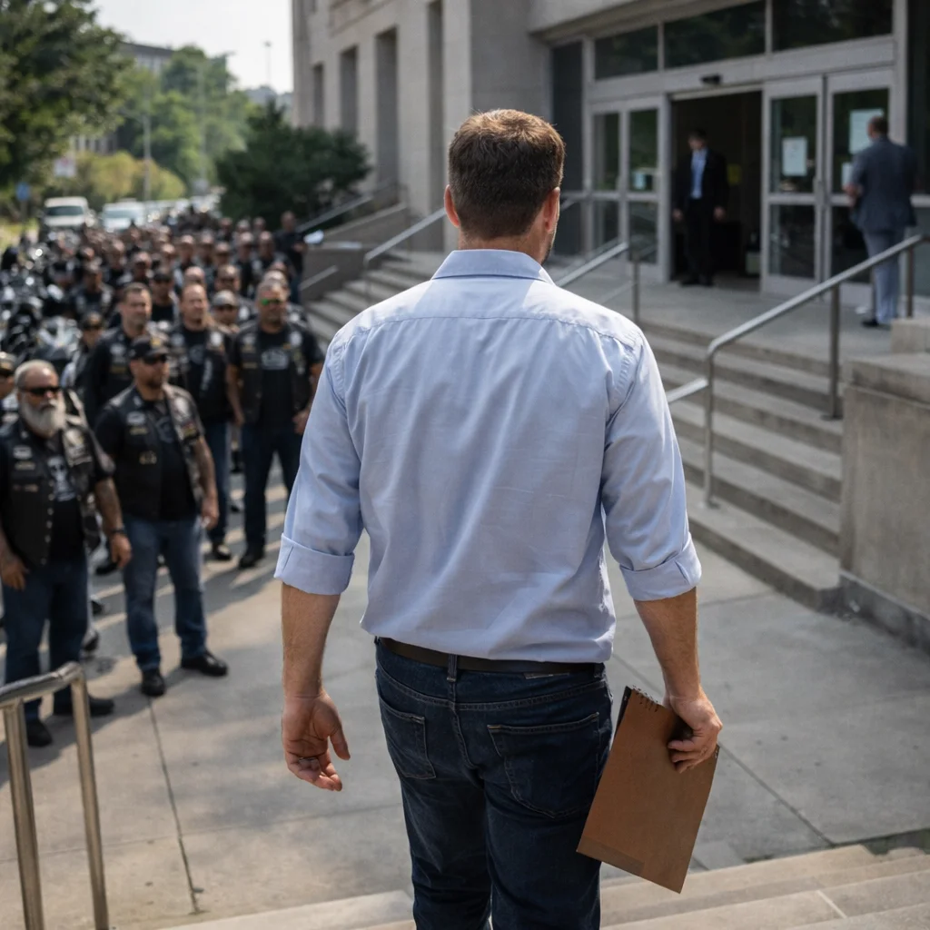 200 Bikers Showed Up To My Custody Trial And The Lawyer Tried To Remove Them