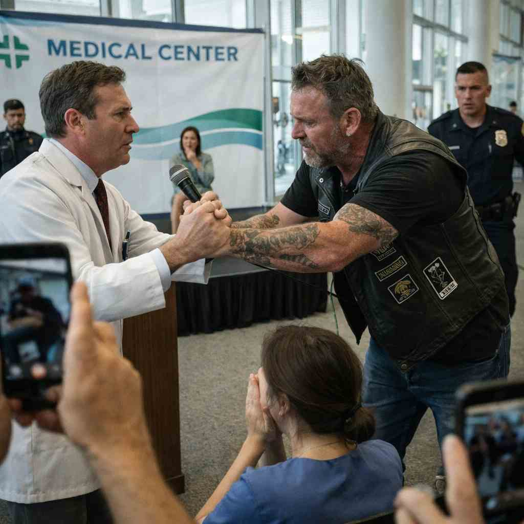 I Walked Into That Hospital Press Conference and Took the Mic — Because They Were Lying